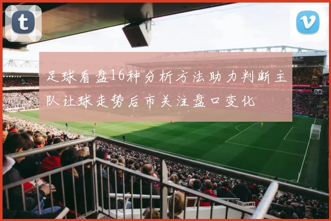 足球看盘16种分析方法助力判断主队让球走势后市关注盘口变化